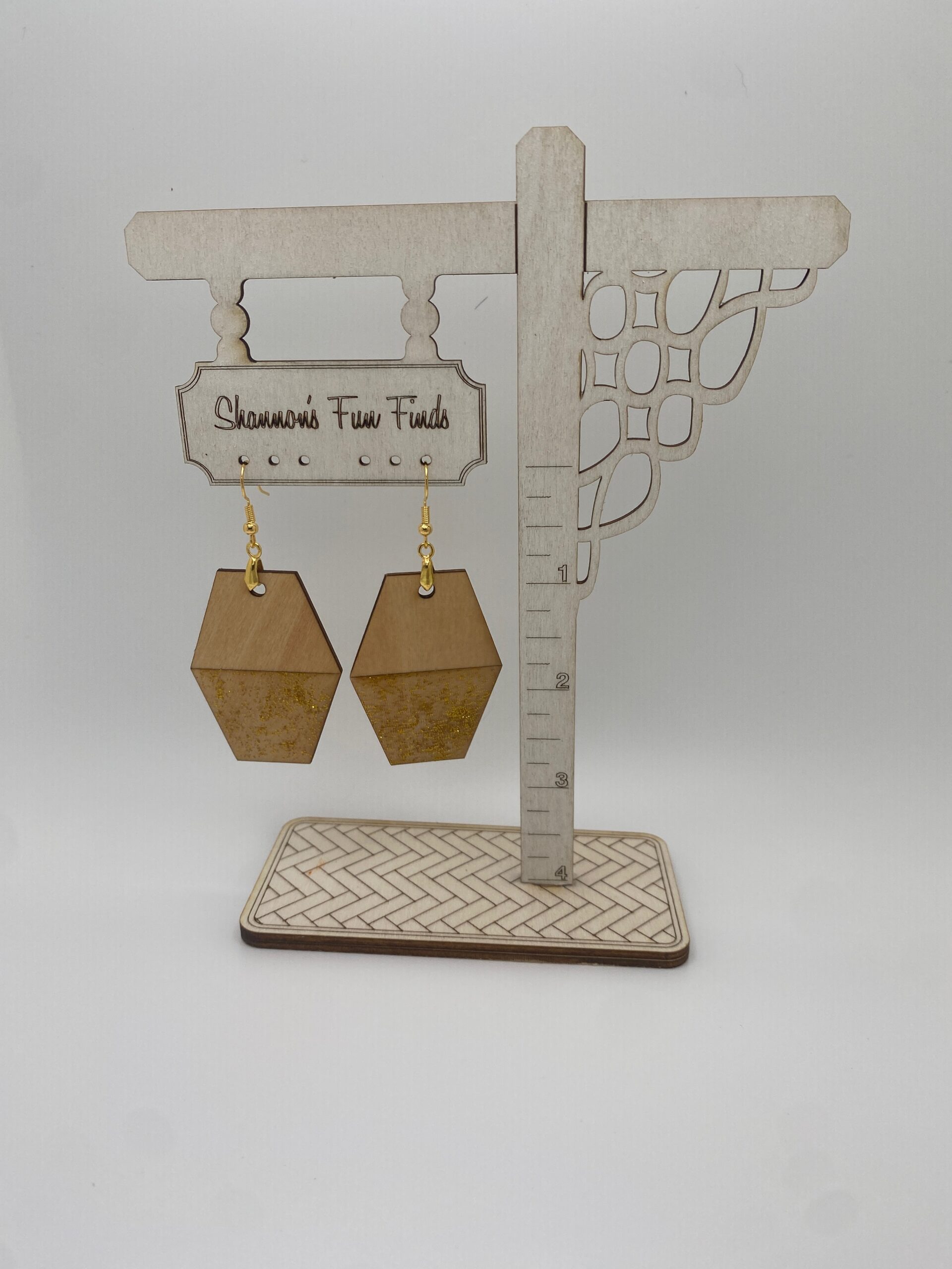 Raining gold earrings